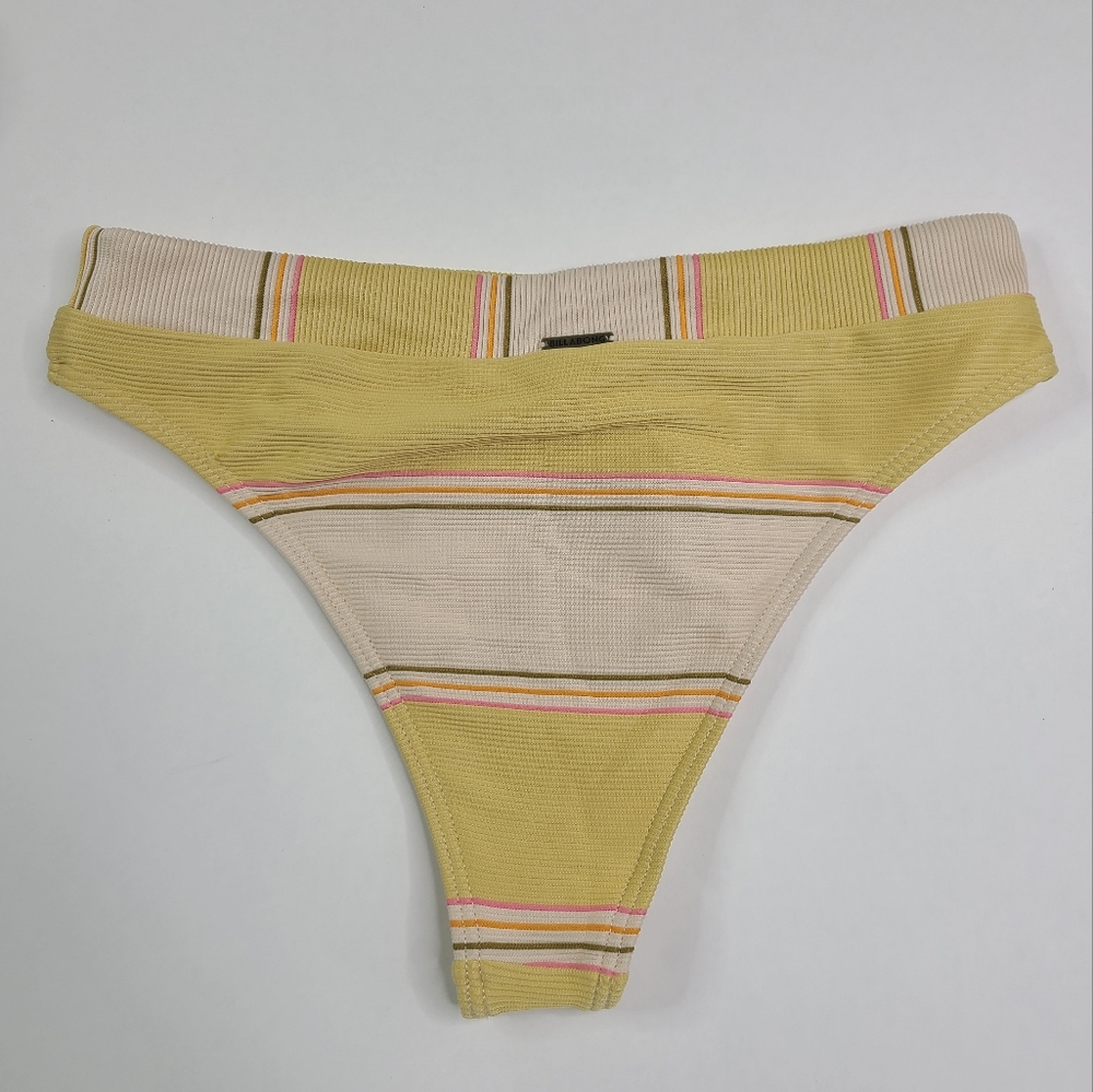 BILLABONG Yellow Maui Rider Ribbed Bikini Bottom - Picture 4 of 5